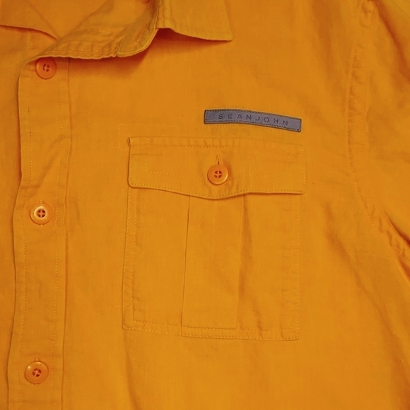 Sean John original Fit Button Down Short Sleeve shirt XL - Picture 6 of 8